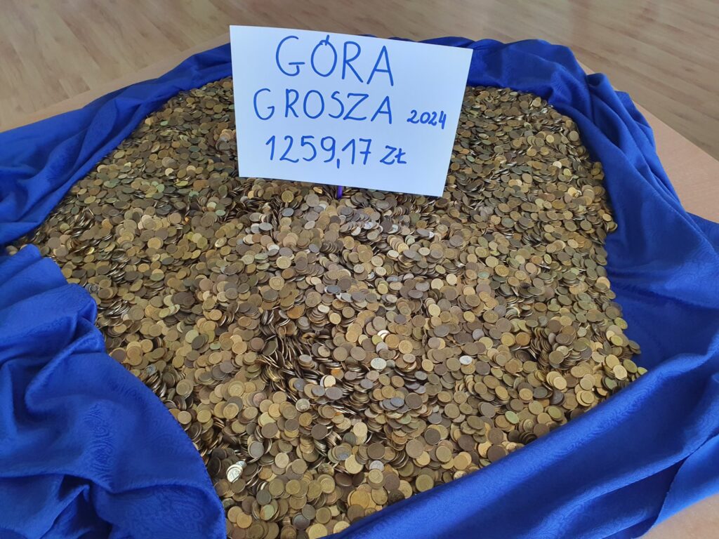 Zdjęcie do artykułu "Uzbieraliśmy pokaźną górę grosza"!