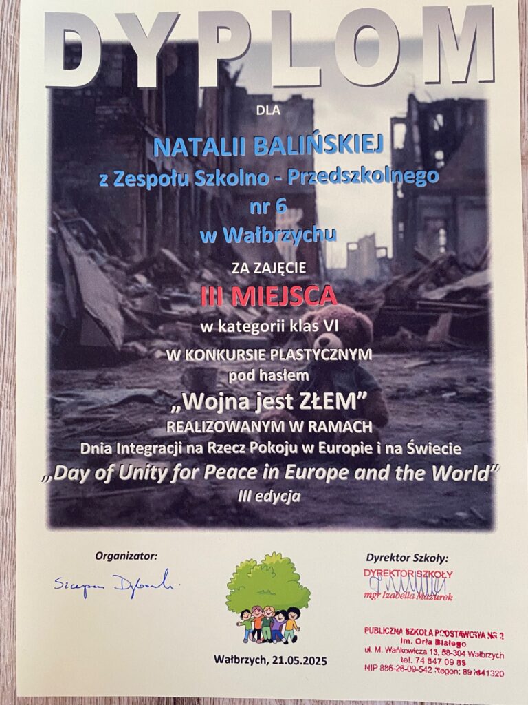 Zdjęcie do artykułu "Wojna jest złem".