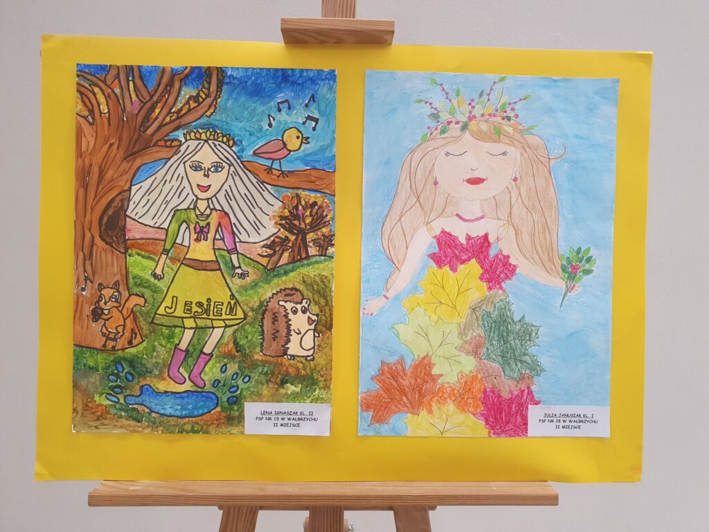 Zdjęcie do artykułu "Finał miejskiego konkursu plastycznego PORTRET PANI JESIENI"