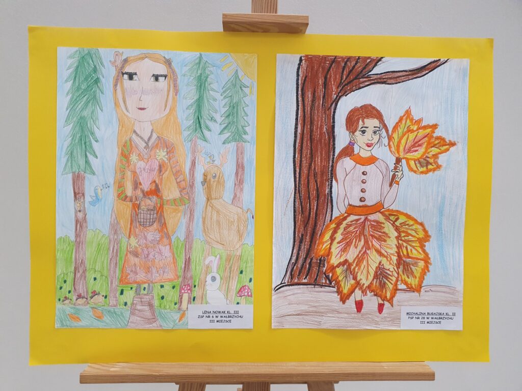 Zdjęcie do artykułu "Finał miejskiego konkursu plastycznego PORTRET PANI JESIENI"