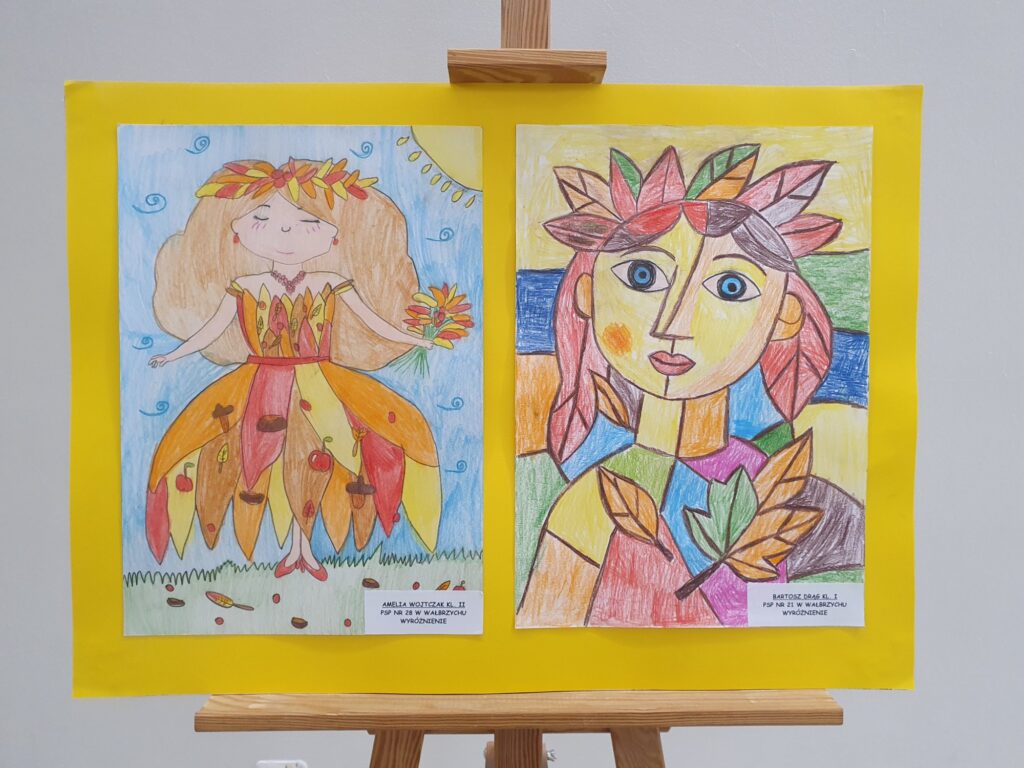 Zdjęcie do artykułu "Finał miejskiego konkursu plastycznego PORTRET PANI JESIENI"