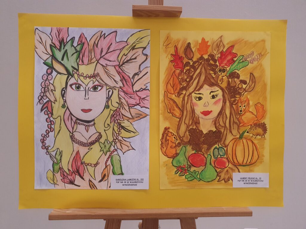 Zdjęcie do artykułu "Finał miejskiego konkursu plastycznego PORTRET PANI JESIENI"