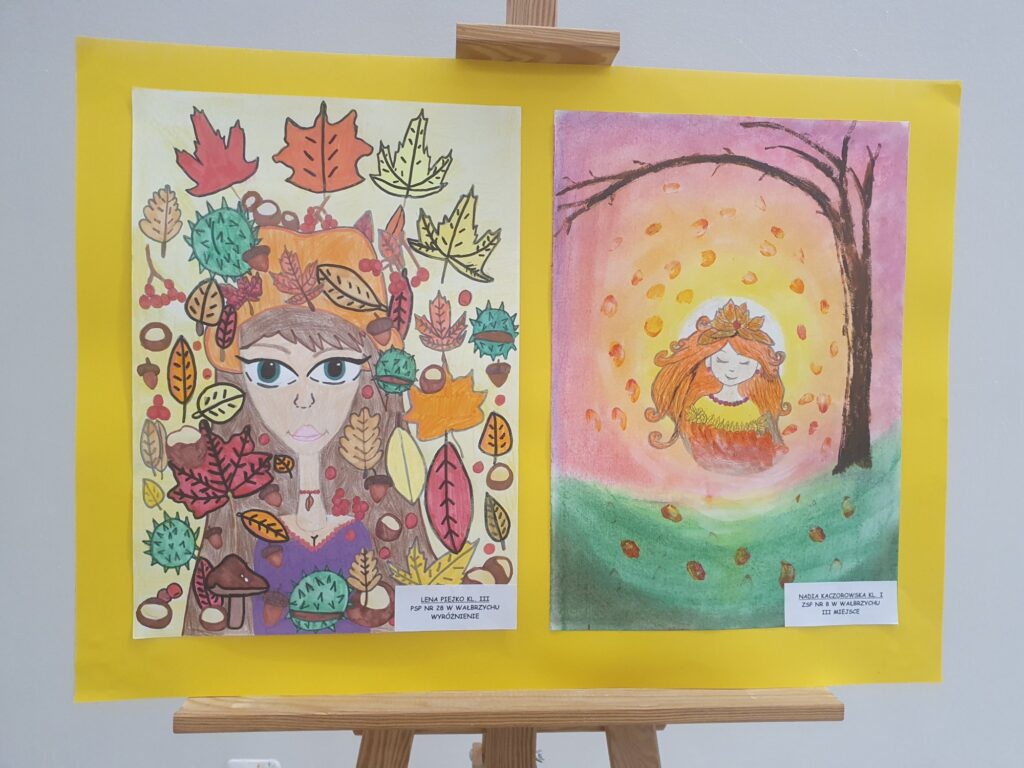 Zdjęcie do artykułu "Finał miejskiego konkursu plastycznego PORTRET PANI JESIENI"