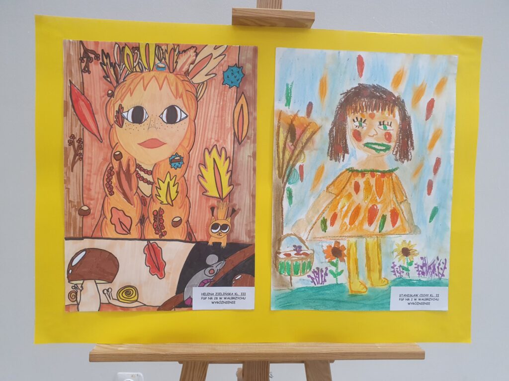 Zdjęcie do artykułu "Finał miejskiego konkursu plastycznego PORTRET PANI JESIENI"