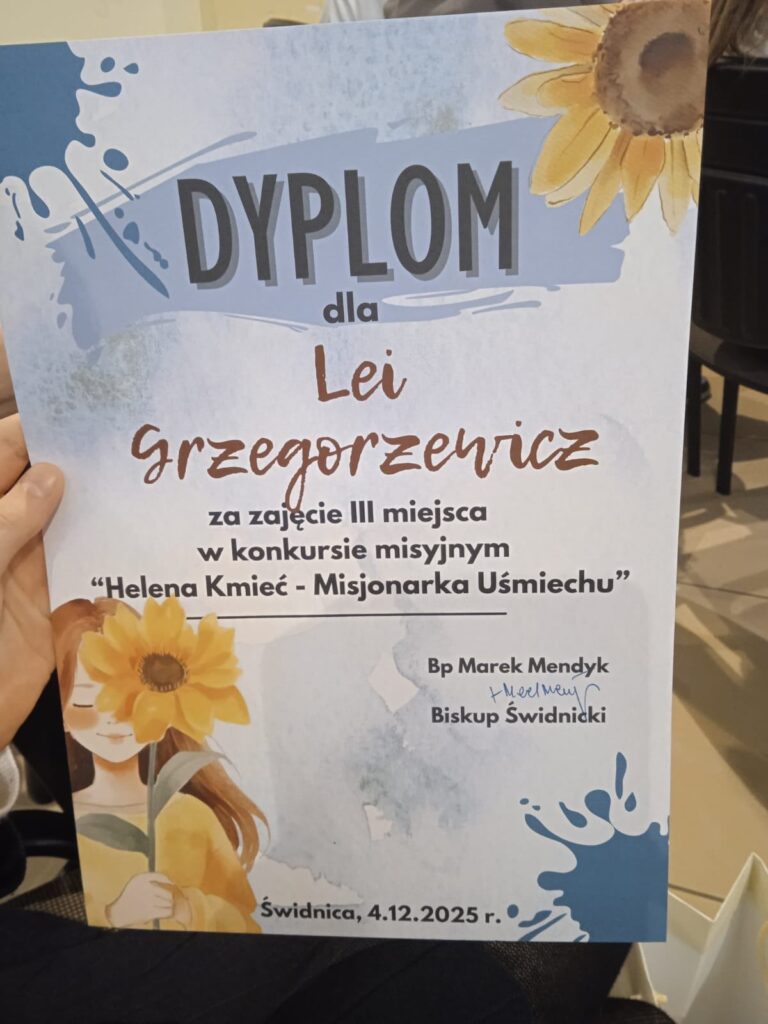 Zdjęcie do artykuły "Diecezjalny Konkurs Plastyczny „Helena Kmieć Misjonarka Miłości”."