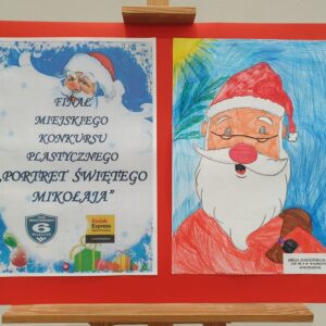 Zdjęcie do artykułu "Finał miejskiego konkursu plastycznego PORTRET ŚWIĘTEGO MIKOŁAJA"