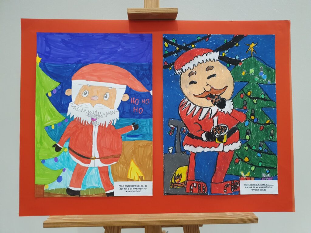 Zdjęcie do artykułu "Finał miejskiego konkursu plastycznego PORTRET ŚWIĘTEGO MIKOŁAJA"