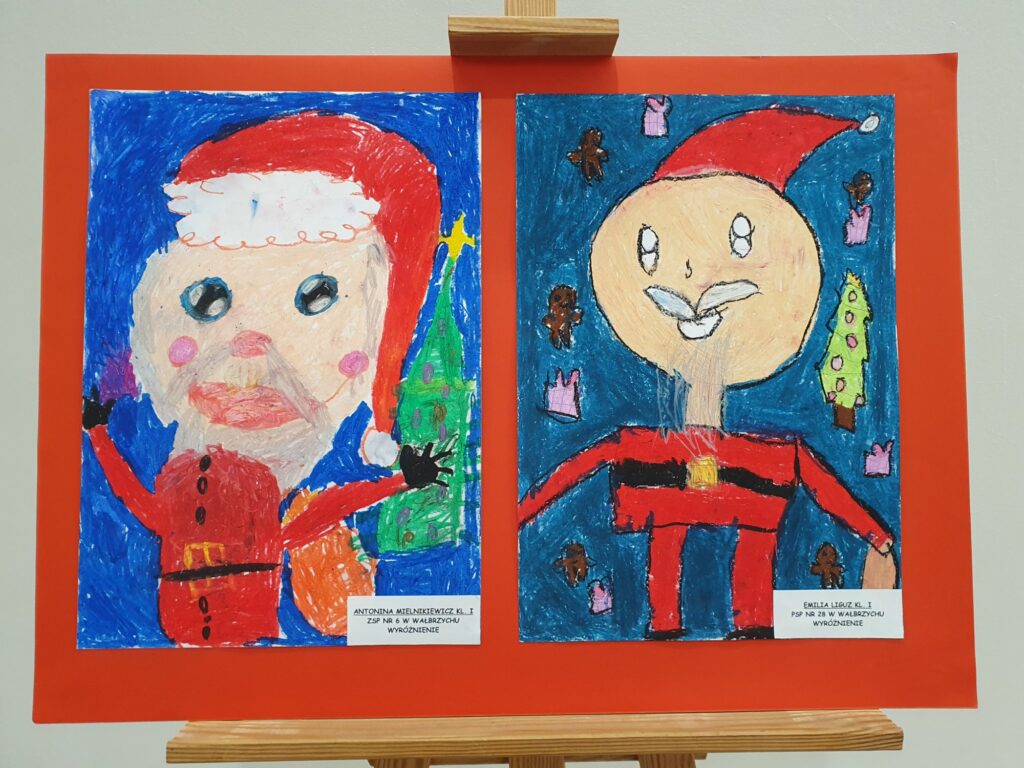 Zdjęcie do artykułu "Finał miejskiego konkursu plastycznego PORTRET ŚWIĘTEGO MIKOŁAJA"