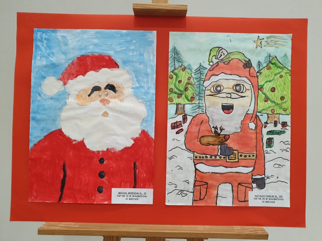 Zdjęcie do artykułu "Finał miejskiego konkursu plastycznego PORTRET ŚWIĘTEGO MIKOŁAJA"