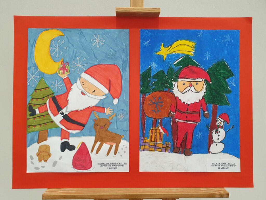 Zdjęcie do artykułu "Finał miejskiego konkursu plastycznego PORTRET ŚWIĘTEGO MIKOŁAJA"
