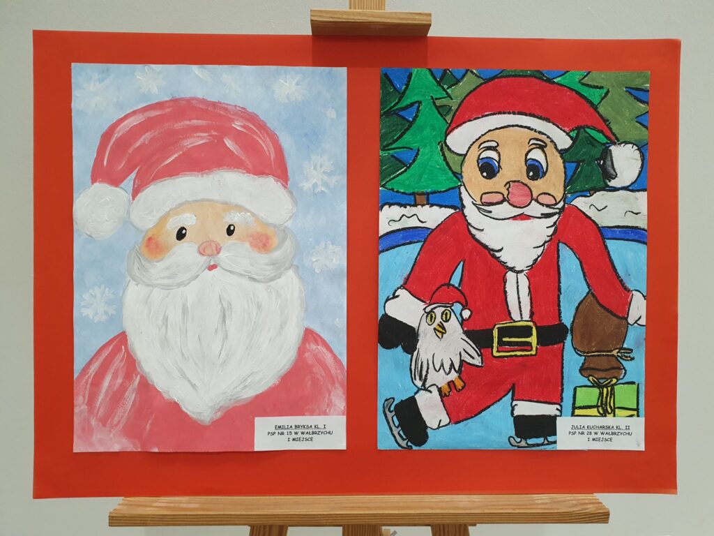 Zdjęcie do artykułu "Finał miejskiego konkursu plastycznego PORTRET ŚWIĘTEGO MIKOŁAJA"