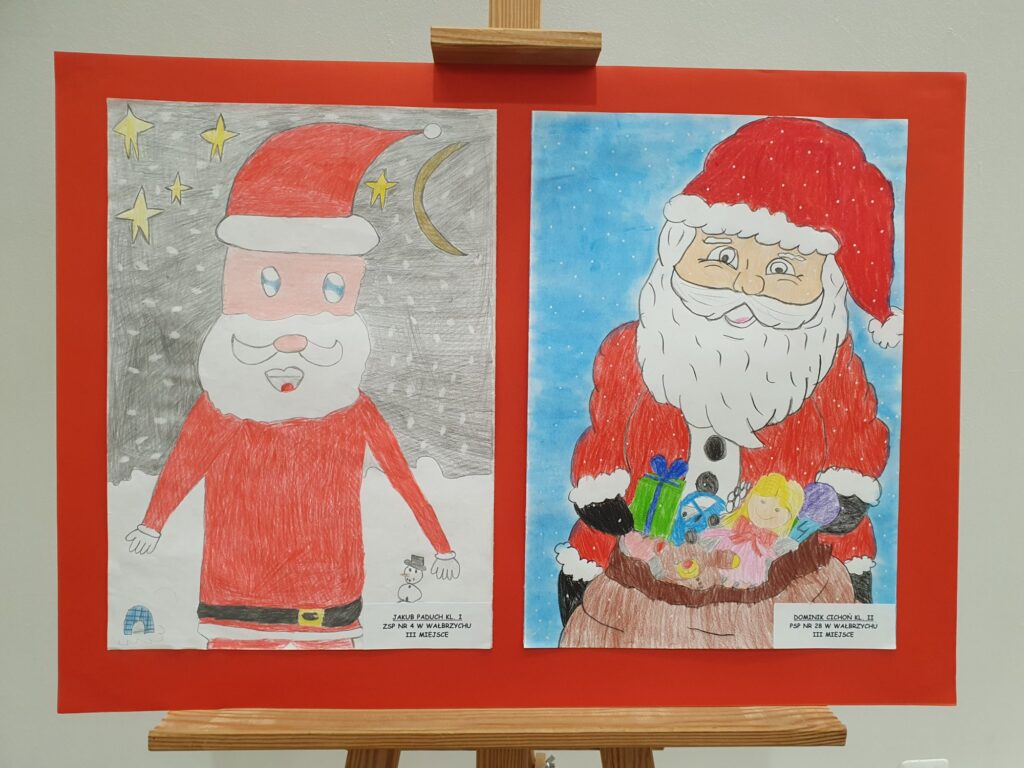 Zdjęcie do artykułu "Finał miejskiego konkursu plastycznego PORTRET ŚWIĘTEGO MIKOŁAJA"