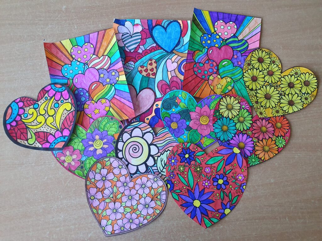 Zdjęcie do artykułu "Finał szkolnego konkursu plastycznego "WALENTYNKOWE SERCE"