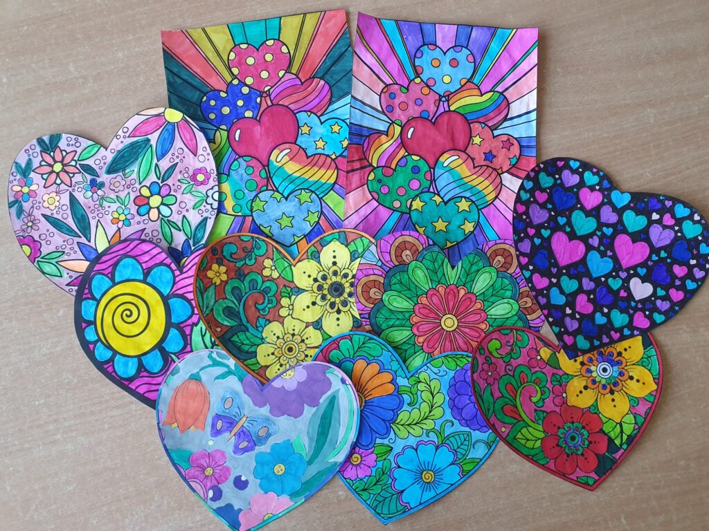 Zdjęcie do artykułu "Finał szkolnego konkursu plastycznego "WALENTYNKOWE SERCE"