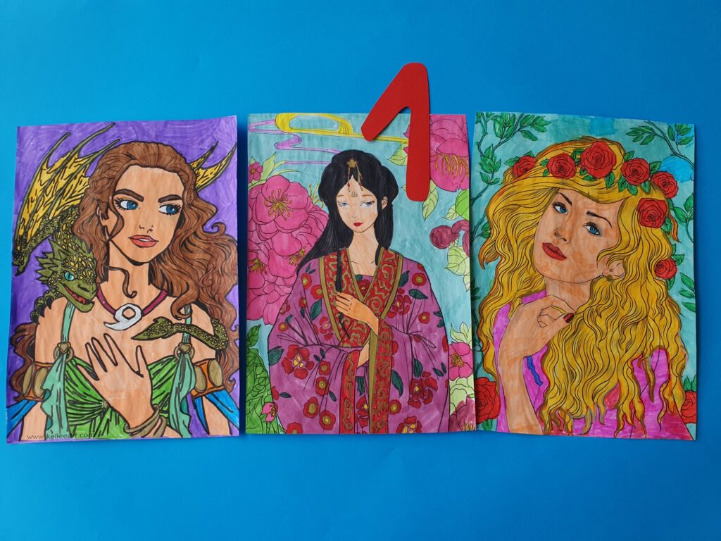 Zdjęcie do artykułu "Finał szkolnego konkursu plastycznego PORTRET KOBIETY"