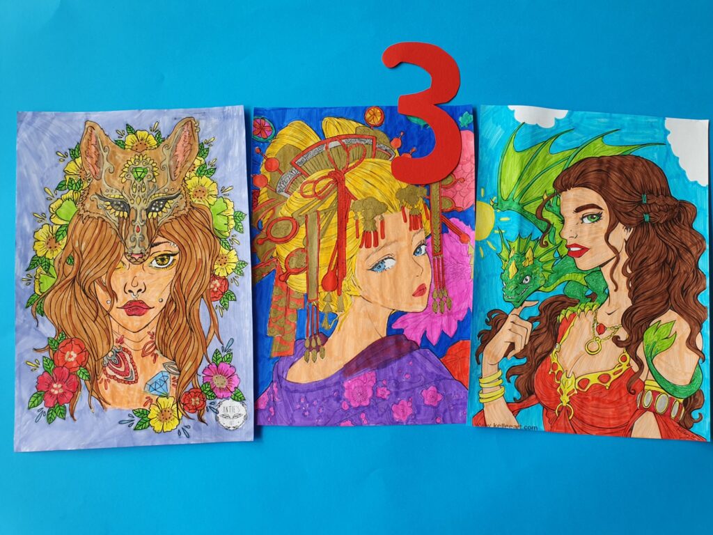 Zdjęcie do artykułu "Finał szkolnego konkursu plastycznego PORTRET KOBIETY"