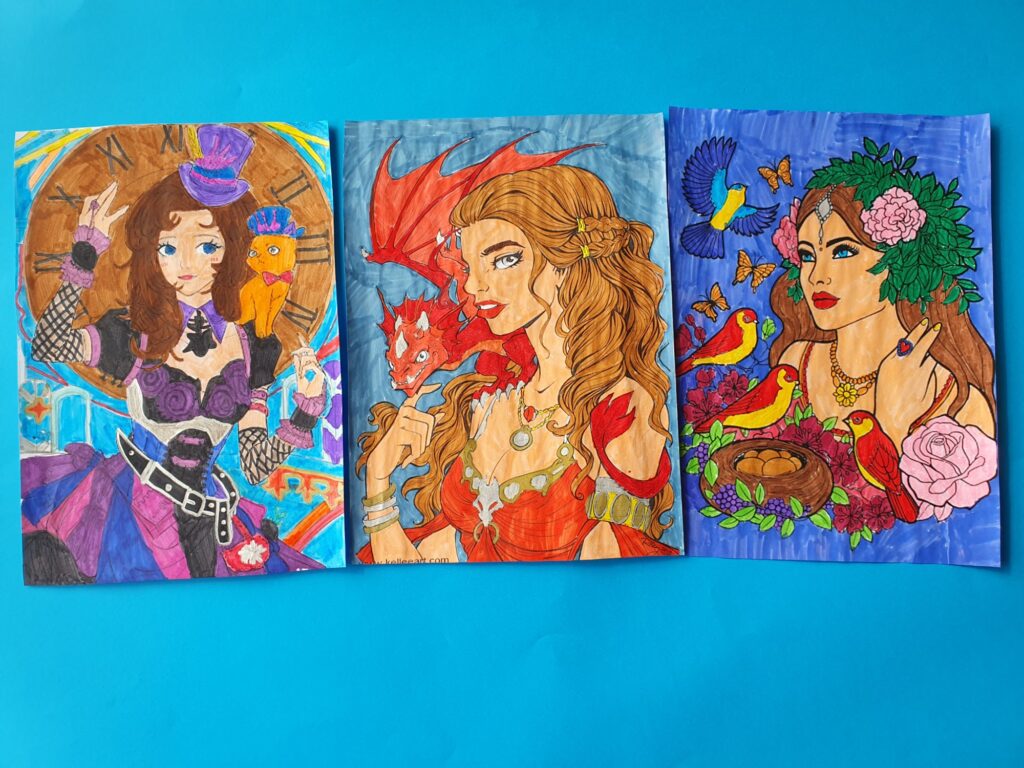 Zdjęcie do artykułu "Finał szkolnego konkursu plastycznego PORTRET KOBIETY"