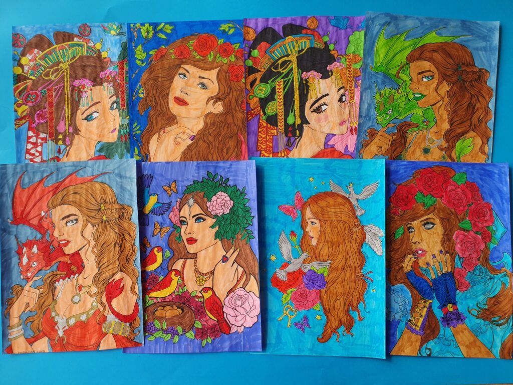 Zdjęcie do artykułu "Finał szkolnego konkursu plastycznego PORTRET KOBIETY"