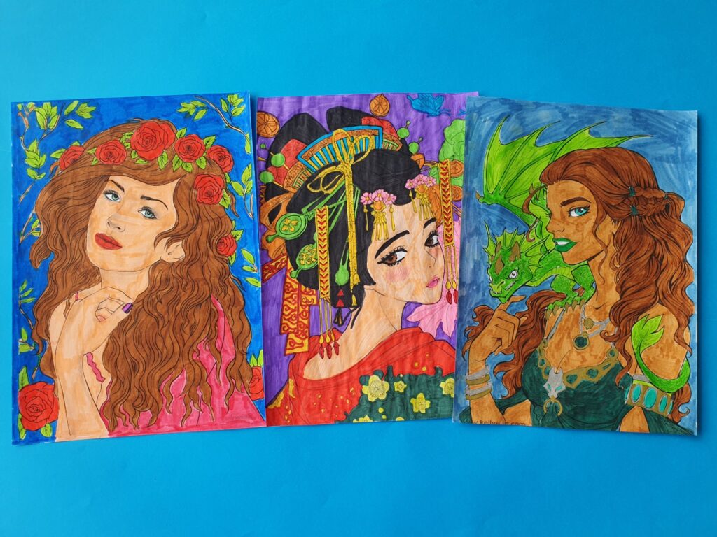 Zdjęcie do artykułu "Finał szkolnego konkursu plastycznego PORTRET KOBIETY"