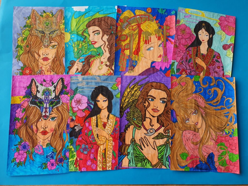 Zdjęcie do artykułu "Finał szkolnego konkursu plastycznego PORTRET KOBIETY"