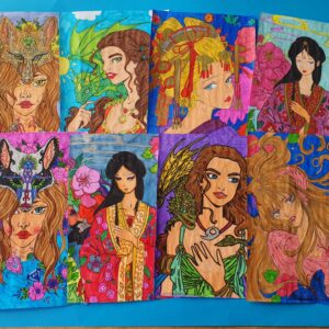 Zdjęcie do artykułu "Finał szkolnego konkursu plastycznego PORTRET KOBIETY"