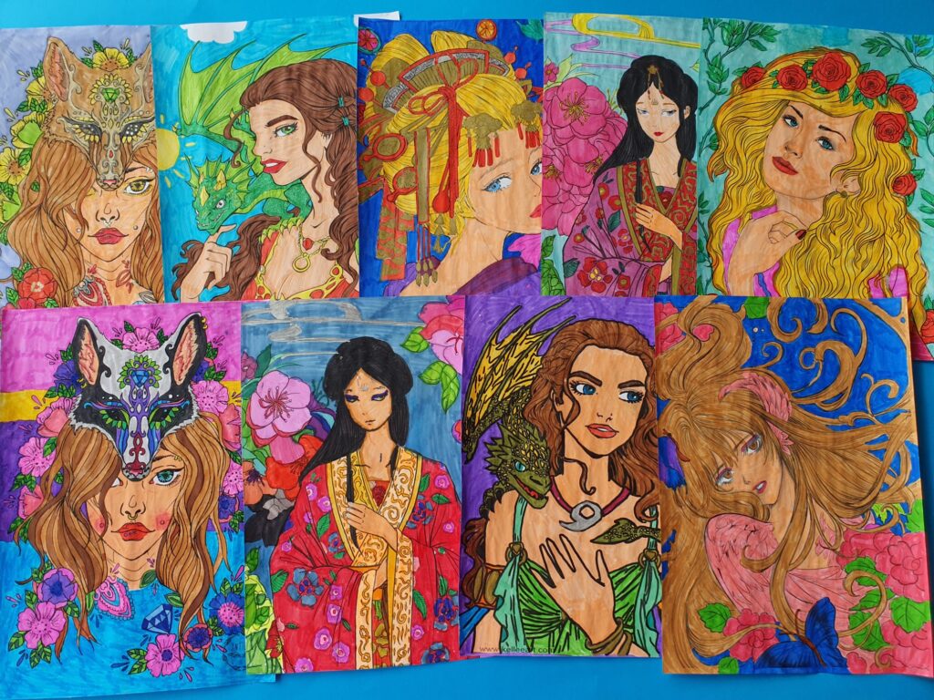 Zdjęcie do artykułu "Finał szkolnego konkursu plastycznego PORTRET KOBIETY"