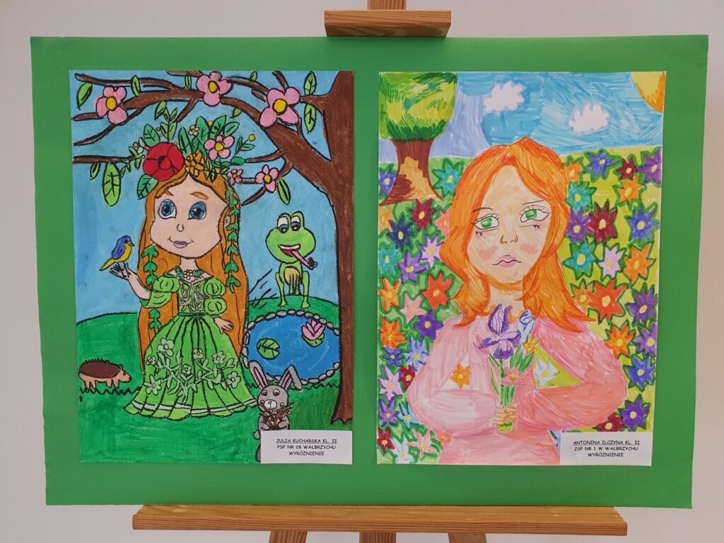 Zdjęcie do artykułu "Finał miejskiego konkursu plastycznego PORTRET PANI WIOSNY"