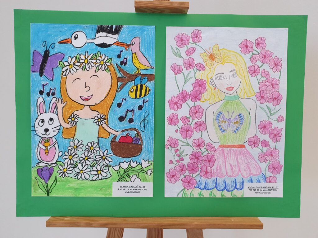 Zdjęcie do artykułu "Finał miejskiego konkursu plastycznego PORTRET PANI WIOSNY"