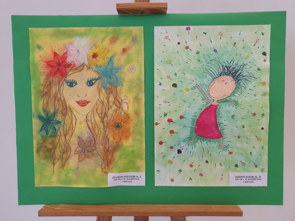 Zdjęcie do artykułu "Finał miejskiego konkursu plastycznego PORTRET PANI WIOSNY"