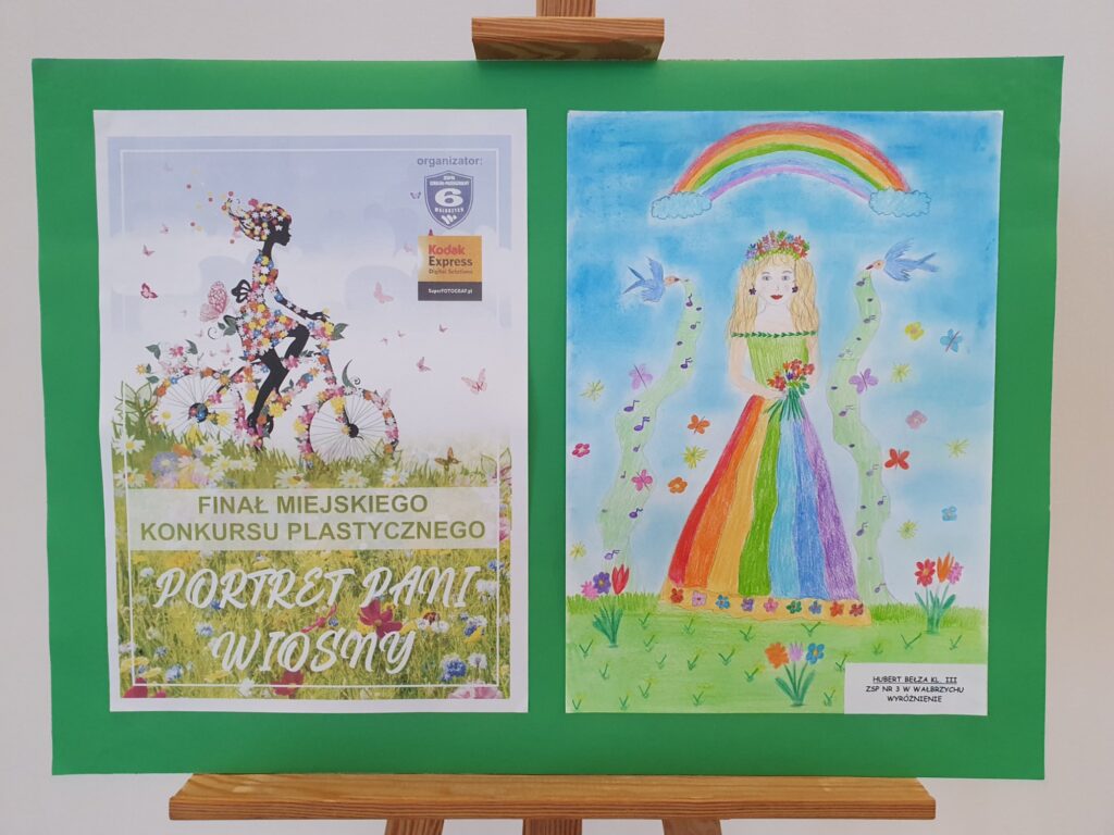 Zdjęcie do artykułu "Finał miejskiego konkursu plastycznego PORTRET PANI WIOSNY"