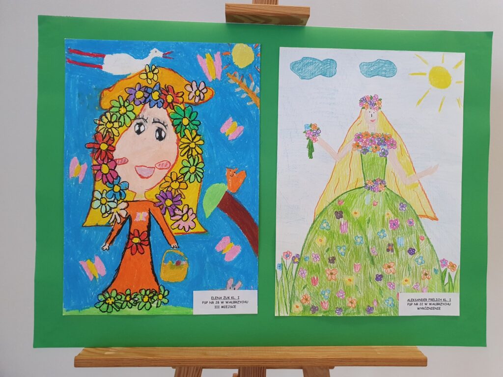 Zdjęcie do artykułu "Finał miejskiego konkursu plastycznego PORTRET PANI WIOSNY"