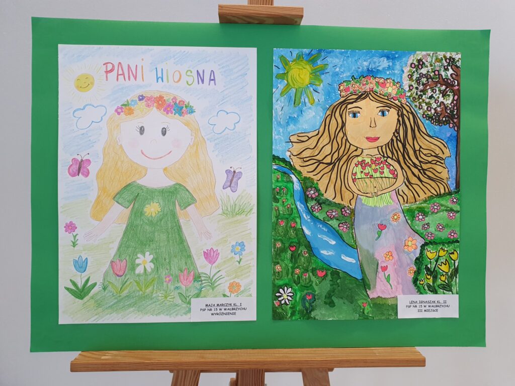 Zdjęcie do artykułu "Finał miejskiego konkursu plastycznego PORTRET PANI WIOSNY"