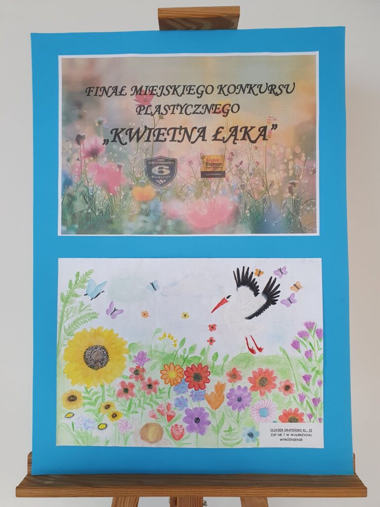 Zdjęcie do artykułu "Finał miejskiego konkursu plastycznego KWIETNA ŁĄKA"